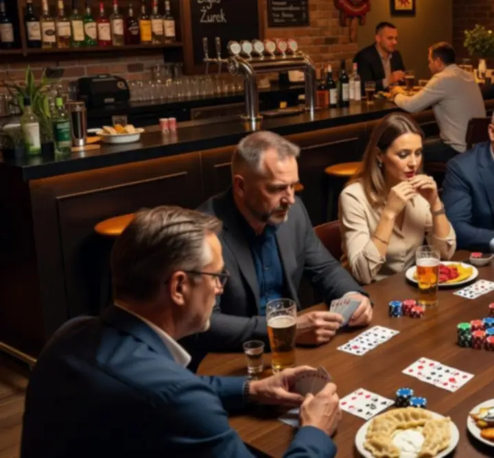 Wieczór pokerowy w STACKLURE – stoły pokerowe w barowej atmosferze