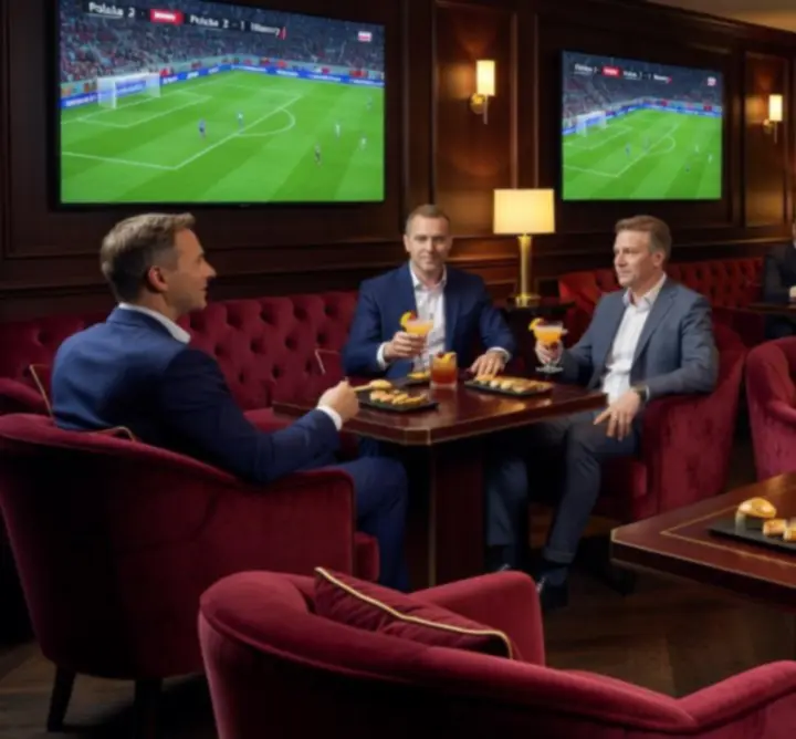 Elegancka loża VIP do oglądania sportu w STACKLURE